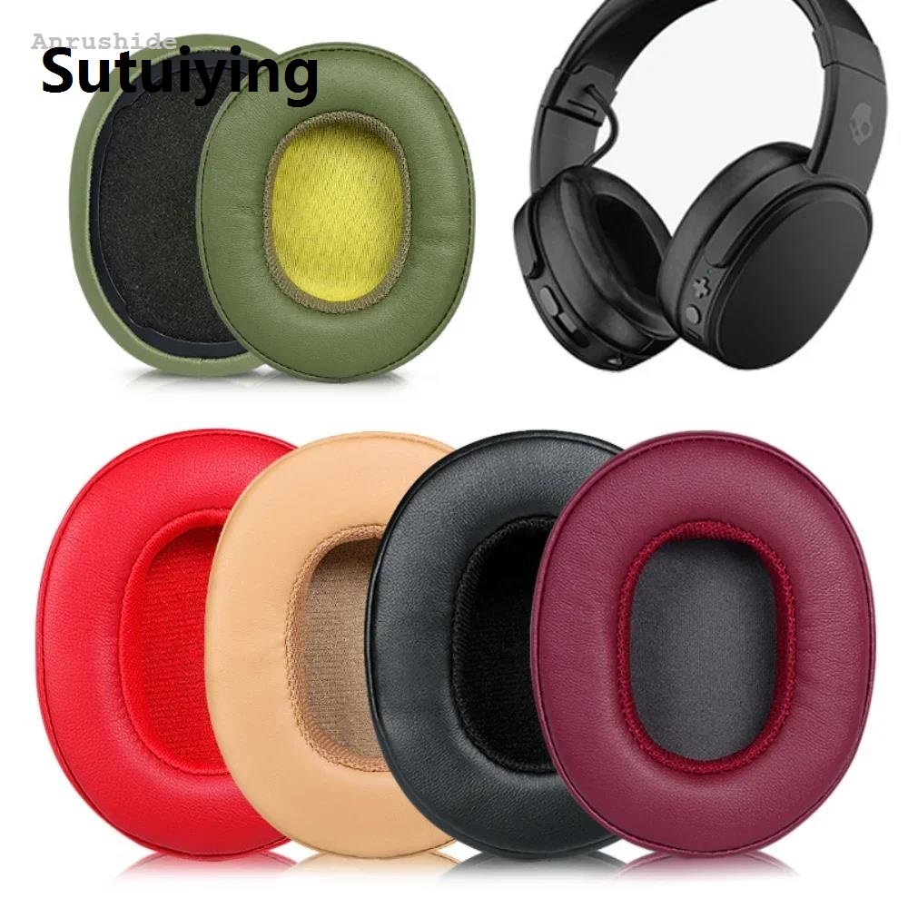 Sutuiying Luxury Anrushide Replacement Ear pads for Skullcandy Crusher Evo Crusher Fashion ANC Hesh 3 Headphones Ear Cushions Earpads