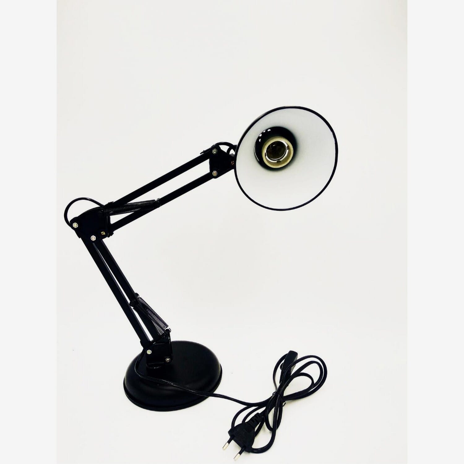 Adjustable, Flexible Metal Electric Table Lamp - Reading / Study Table Lamp, Free Table/Bed Conner Stand