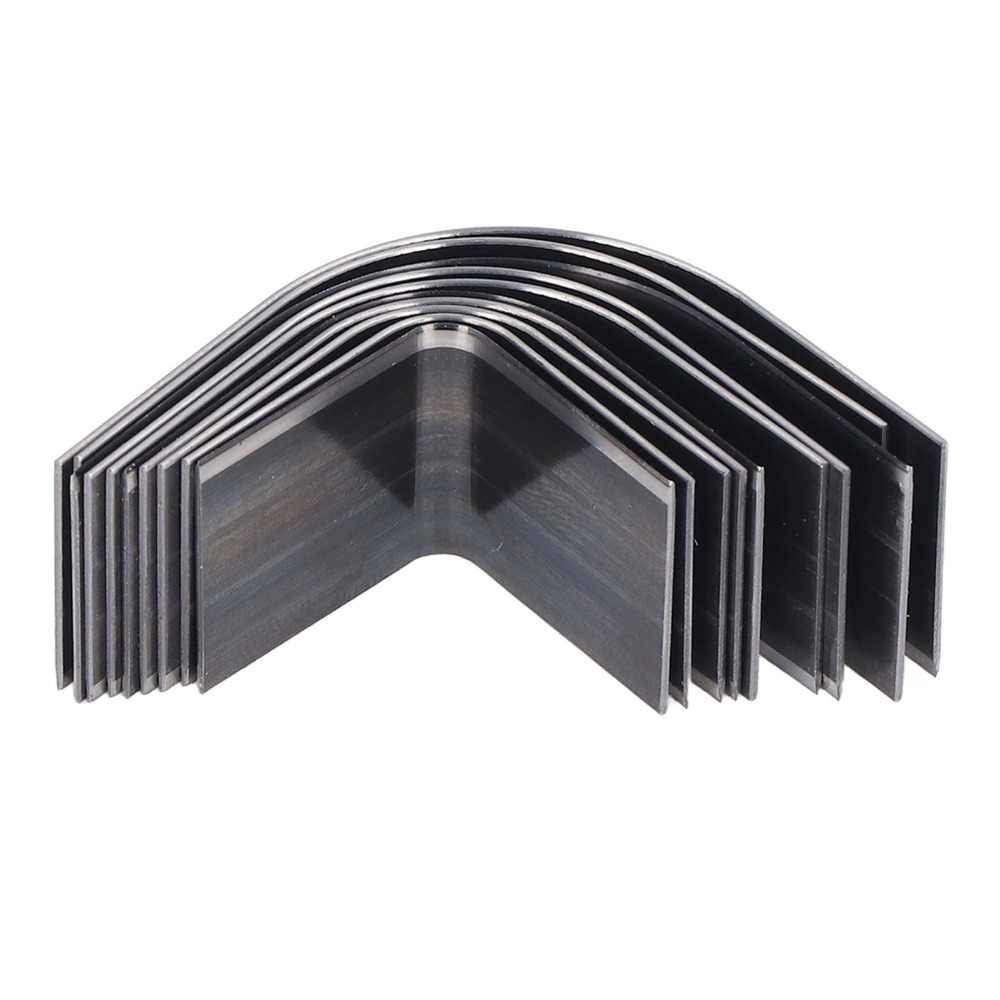 10 PCS Durable Carbon Steel Leather Corner Punch Set R2-R18 Triangular End Punch Tool Cutting Dies Kit DIY Leathercrafts