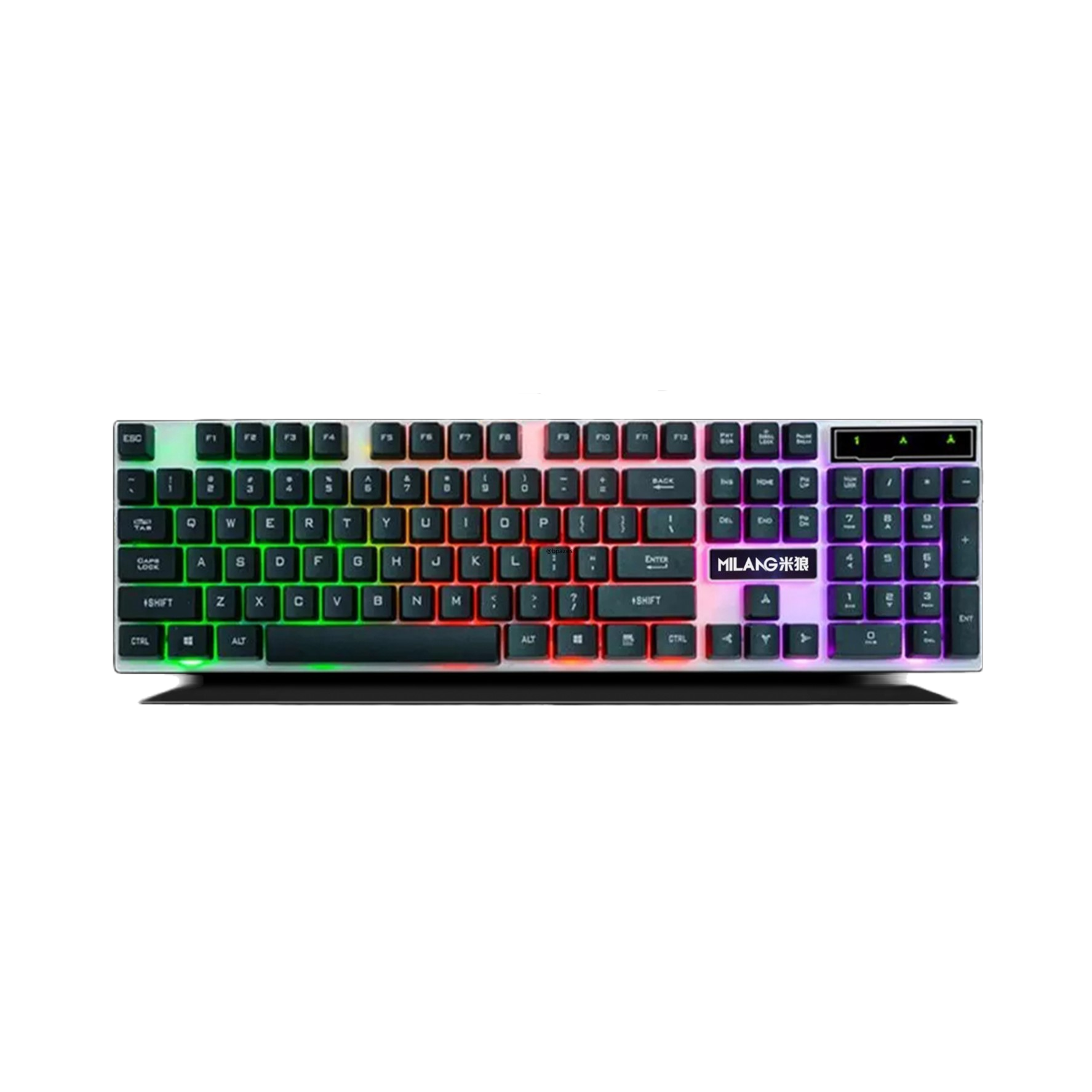 MILANG K6 Polychromatic RGB Backlit Mechanical Feel Keyboard