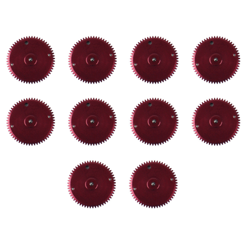 10X Watch Parts 3135-540 Red Reversing Wheel Mounted Replacement for VR 3135 Watch Movement Repair Spare Part