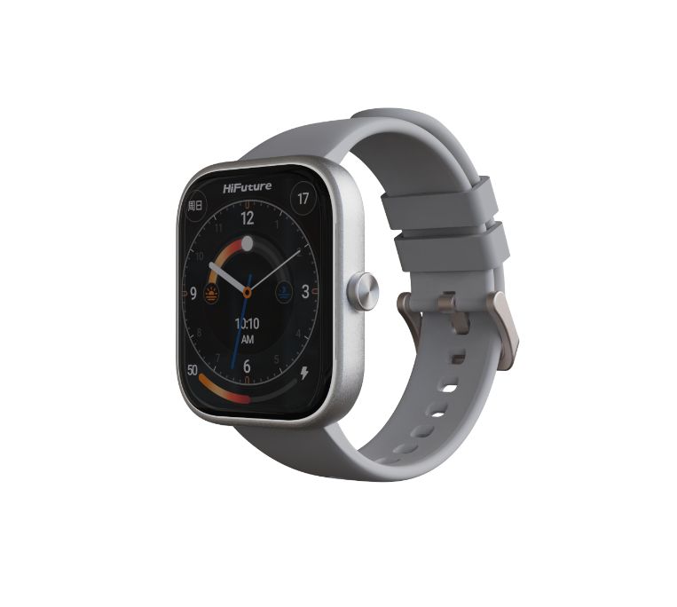 HiFuture Lume Pro Smartwatch | 1.85" AMOLED Display | Wireless Calling | Dual Core CPU | 1 ATM Water Resistant | 7 Days Battery Backup | Light Weight Aluminum Body | 3D Interface | 24/7 Health Monitoring - LanizHub