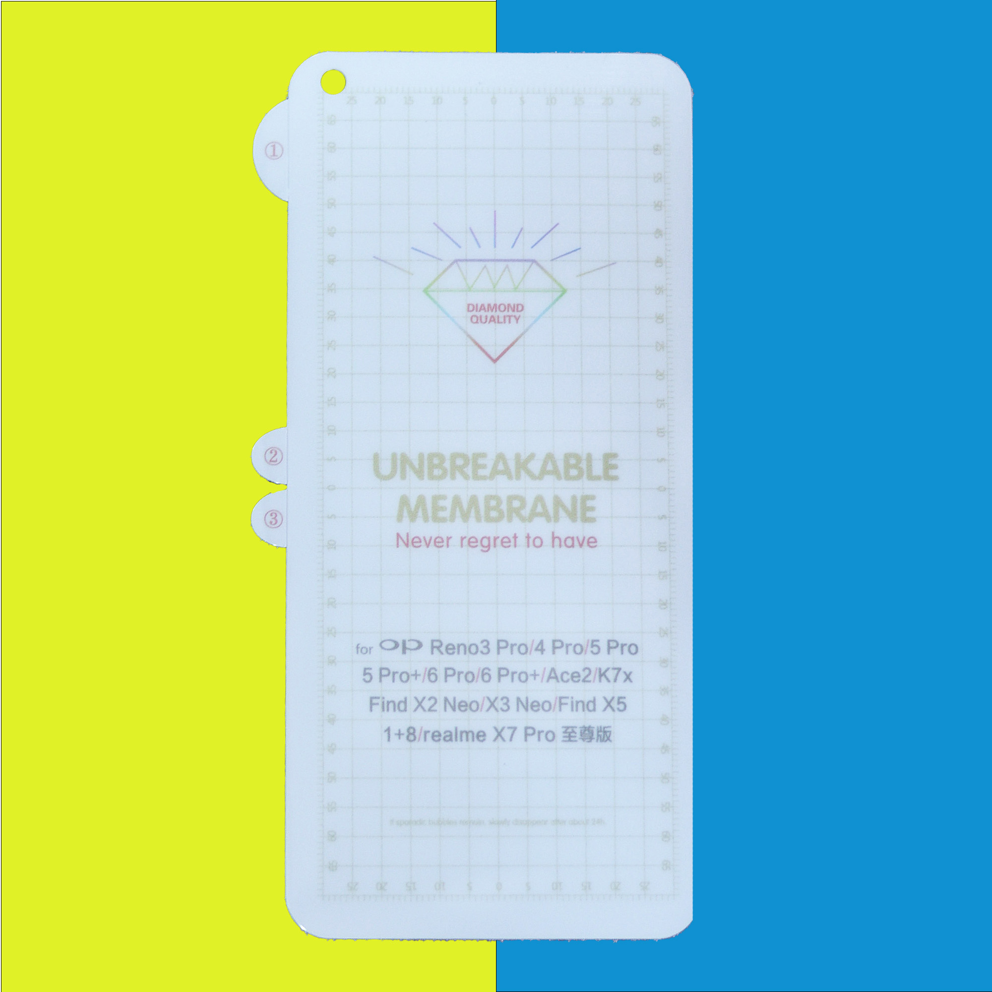 Film for OnePlus 8 Pro Unbreakable Membrane Screen Protector(Not Glass)