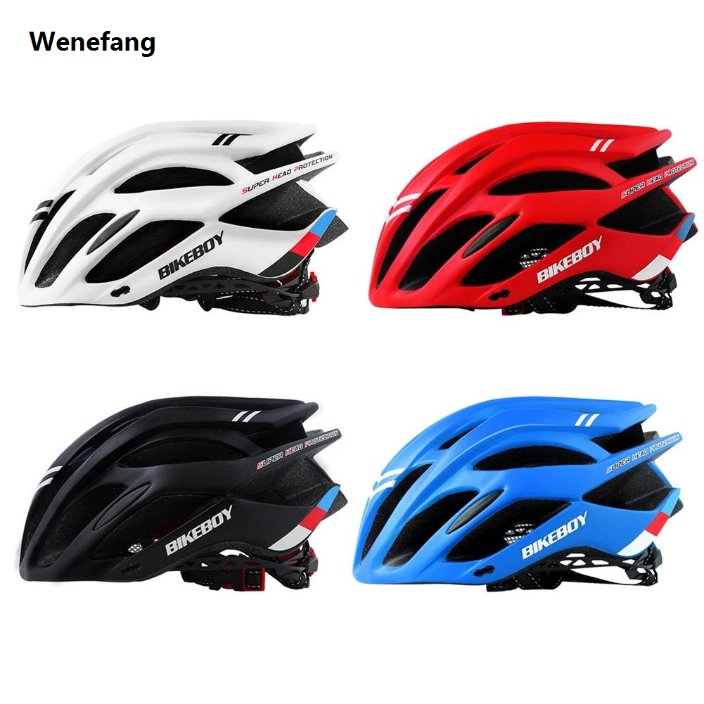 RROCKBROS Bicycle Helmet Men EPS Integrally-molded Breathable Cycling Helmet Women Goggles Lens Aero MTB Road Bike Safety Helmet