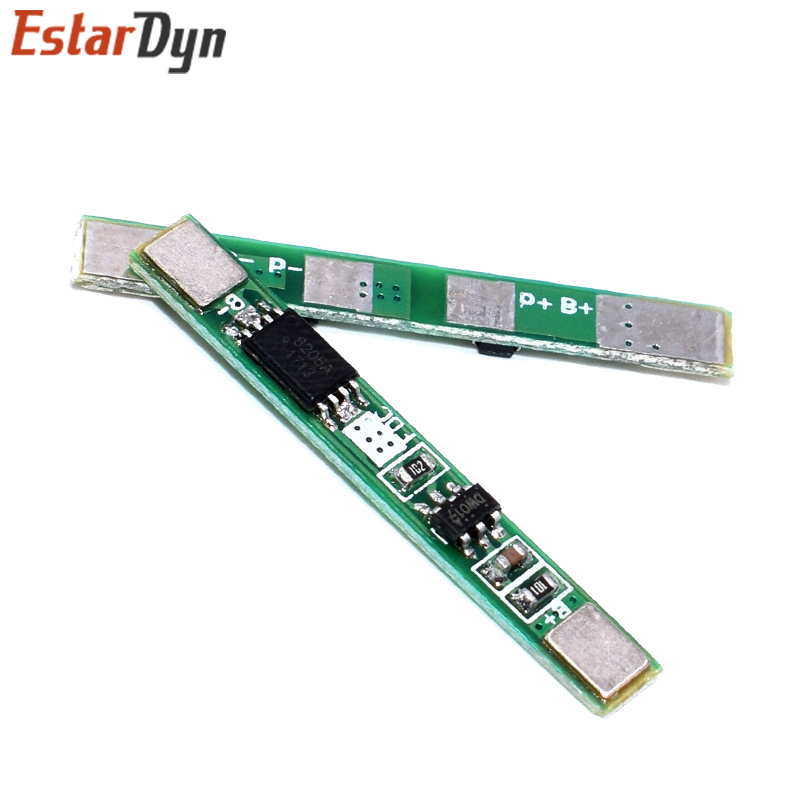 5PCS 1S 3.7V 3A li-ion BMS PCM battery protection board pcm for 18650 lithium ion li battery