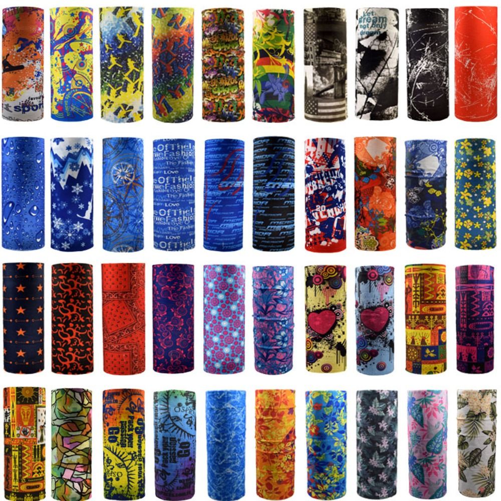 New 10 Styles Climbing Hiking Scarf 24.5*49.5cm Sport Headwear Magic Scarves Outdoor Cycling