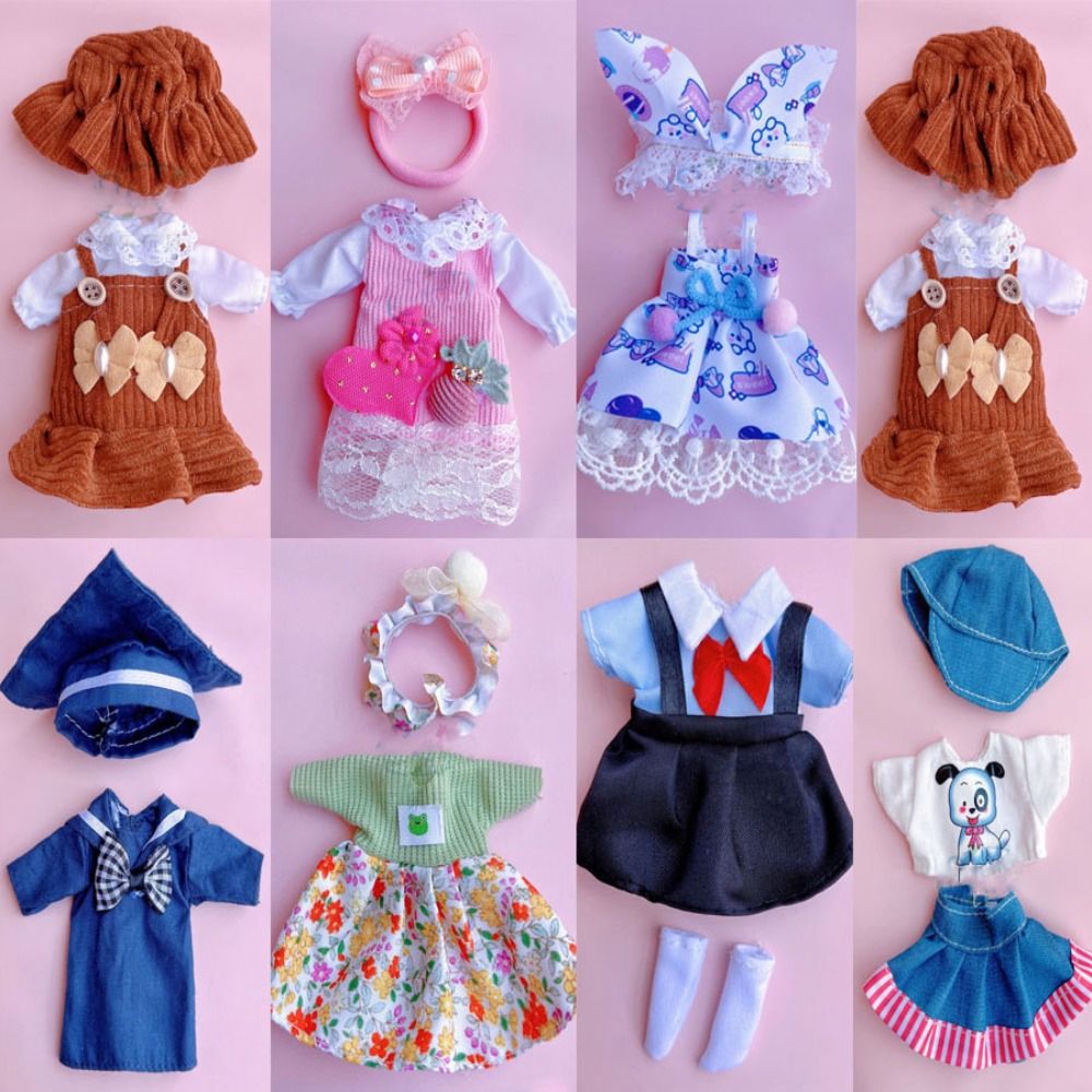 High Quality 10 Styles Doll Clothes Fashion Fur Coat Animal Doll Suit Beautiful Doll Outfit Obitsu 11 Ob11