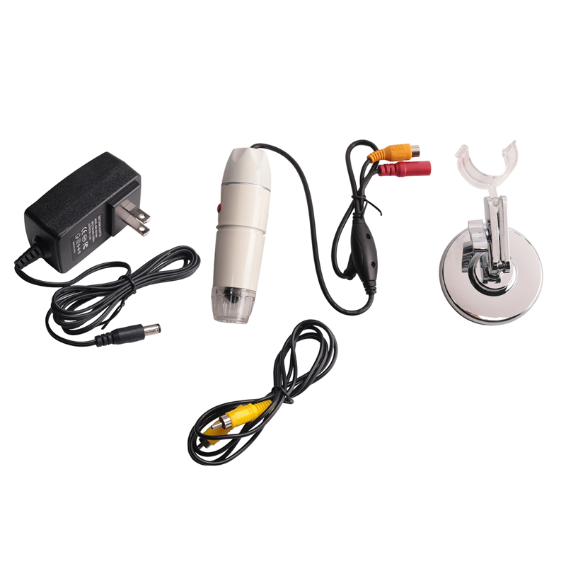 400X-1000X USB Microscope Professional Coms Sensor TV/AV Interface Digital Microscope for Electronics US Plug