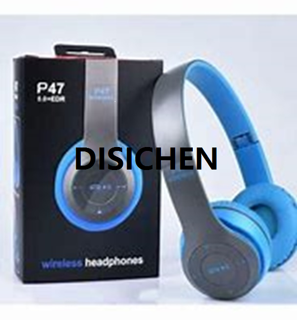 DISICHEN P47 Headset Bluetooth Wireless Earphones with Mic ,Foldable Gaming Headset 5.0 Affordable