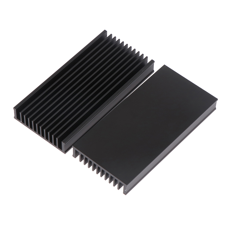 New specials 1Pc 50*100*12.7mm Aluminum Heatsink Cooler Radiator For High Power LED IC Fan Power Amplifier Heat Sink Eatop