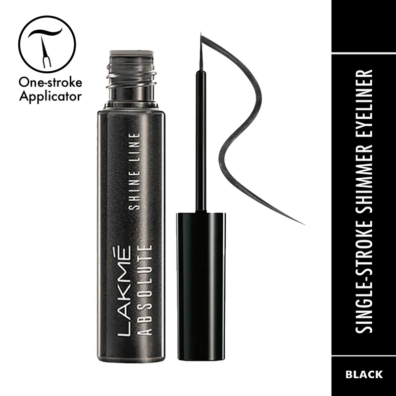 Lakme Absolute Shine Liquid Eye Liner - Black(4.5ml)