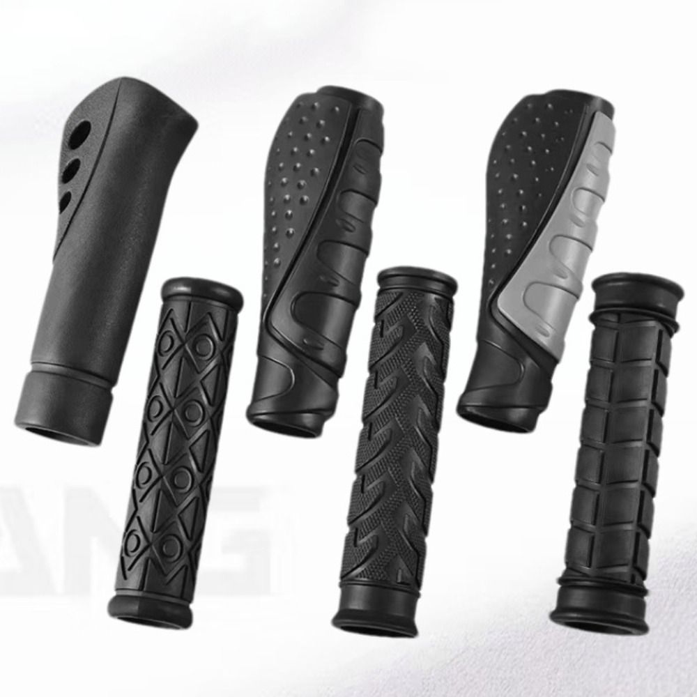 1 Pair Durable Anti-slip MTB Bicycle Grips Ergonomic Comfortable Bicycle Handlebar Rubber Bike Handlebar Grips Cycling Accessories