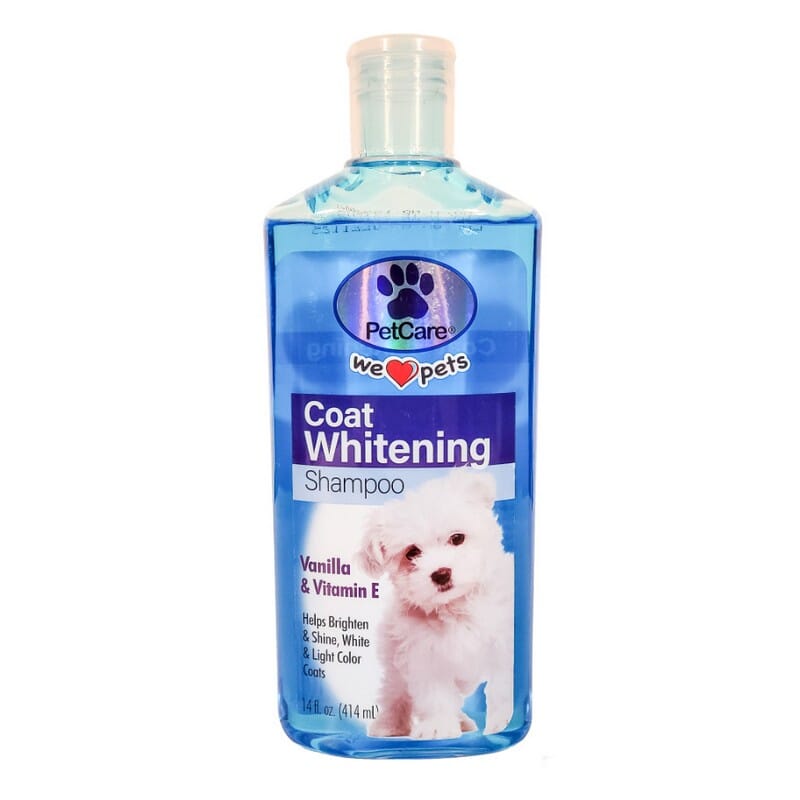 Pet Care Whitening Shampoo For Silky Fur With Vanilla Scent 414ml