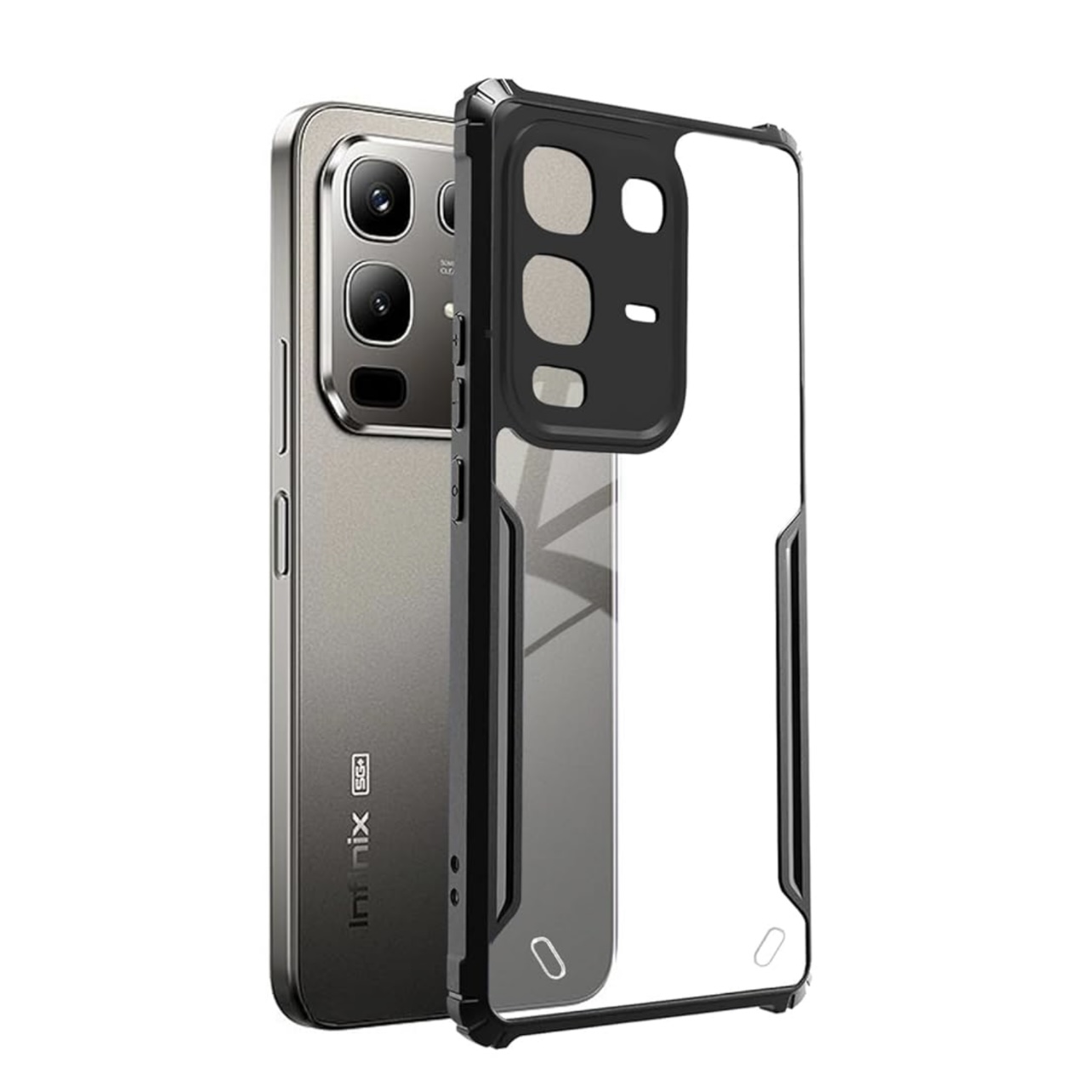 Infinix Note 50X (5G) Border Cover With Back Transparent