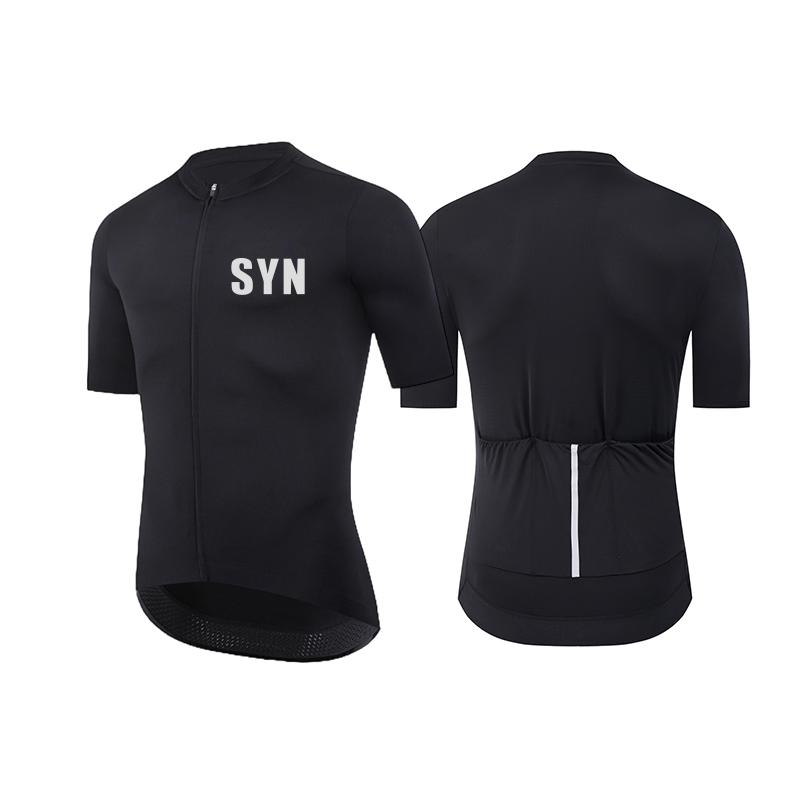 HOT SYN Men's cycling clothes road cycling jerseys summer high elasticity slim fit short sleeved sportswear cycling clothes