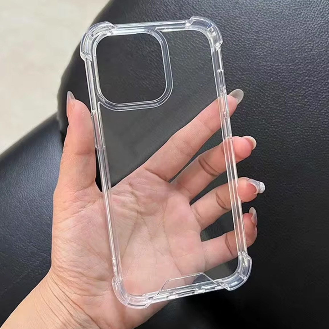 Apple iPhone 16 Pro Max Back Cover Premium TPU Bumper Shockproof Case Cover