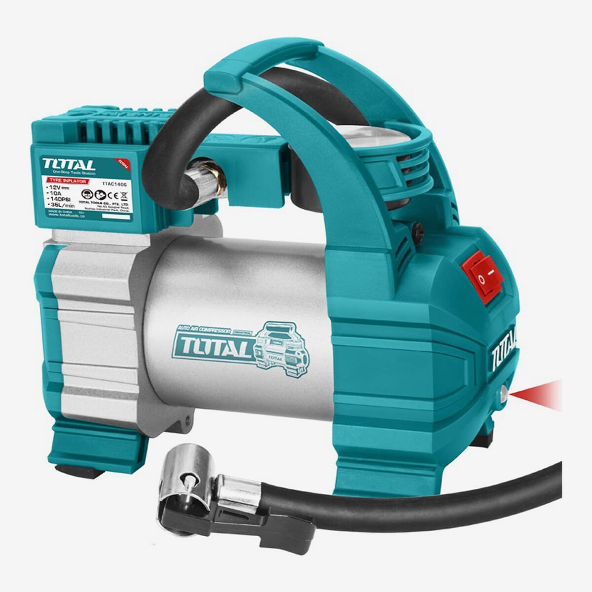TOTAL TTAC1406 Auto Air Compressor 140 PSI(10Bar)