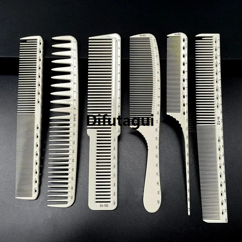Difutagui Professional Hair Tail Comb Salon Cut Comb Styling Stainless Steel 2025 Spiked Salon Hair Care Styling Tool Scalp Massager Combs