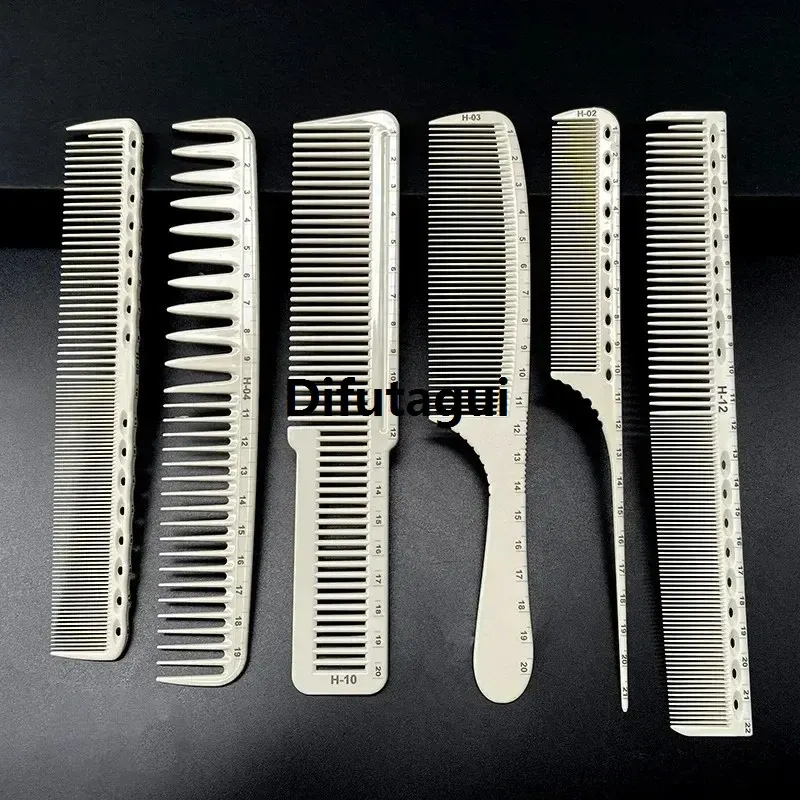 Difutagui Professional Hair Tail Comb Salon Cut Comb Styling Stainless Steel 2025 Spiked Salon Hair Care Styling Tool Scalp Massager Combs