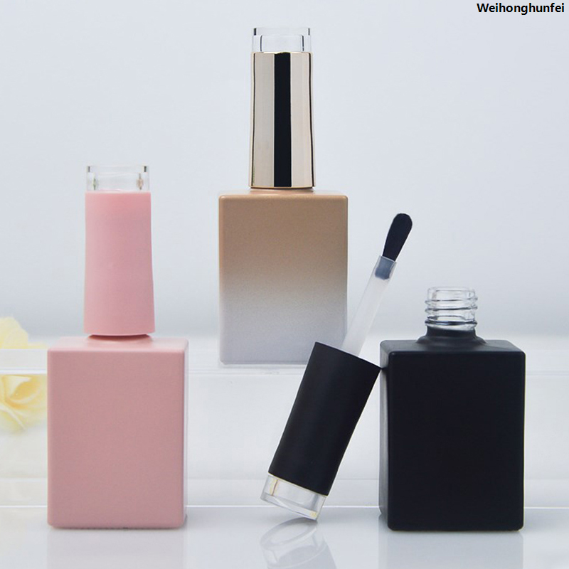 10ml Empty Nail Polish Bottles Nail Gel Container Glass Cosmetic Pot Nail Beauty Oil Packing Bottle Makeup Vessel