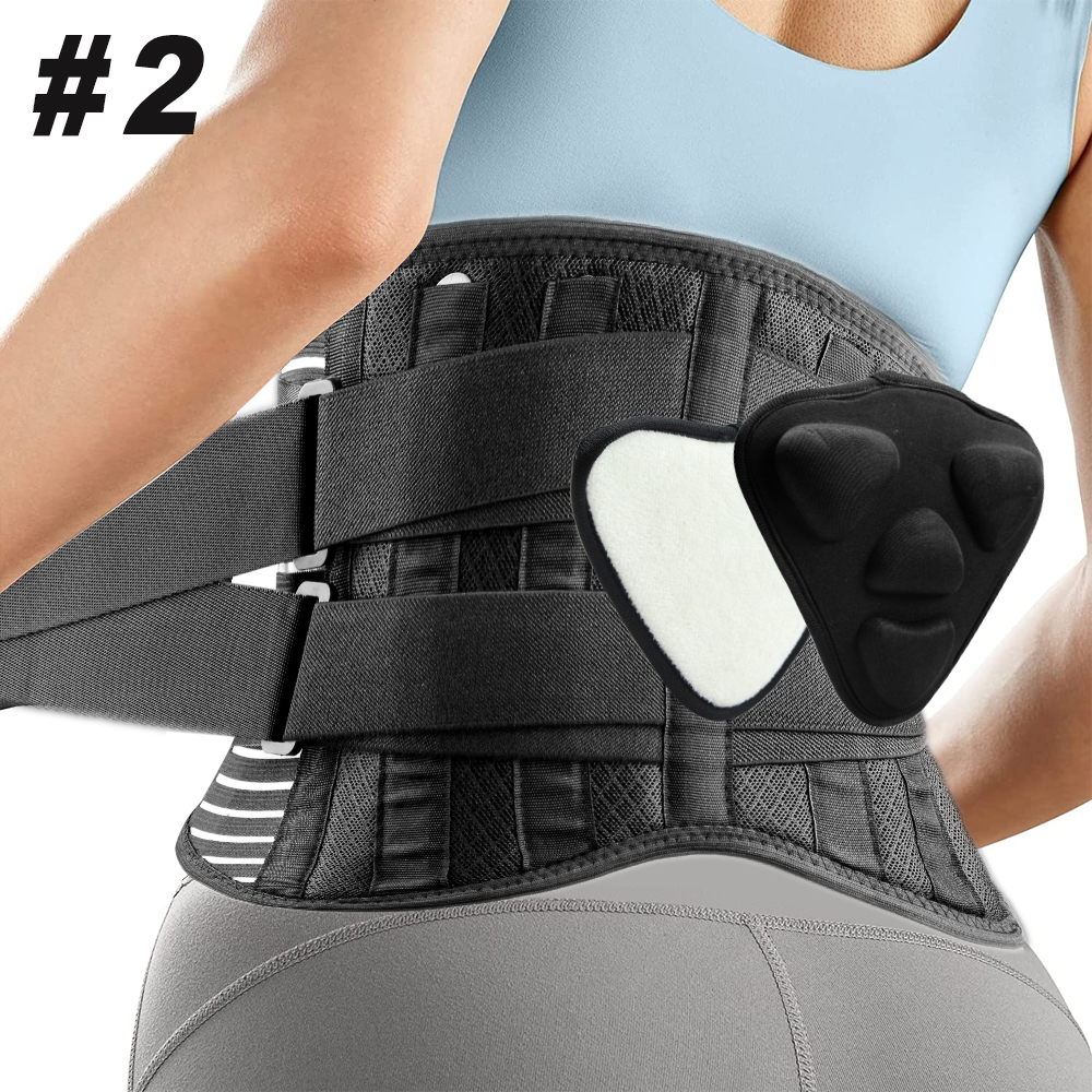 NEW 【Special offer】1Pcs Back Brace for Lower Back Pain Relief with 3D Lumbar Pad, Back Support Belt with Alternative Strips for Men/Women, Sciatica