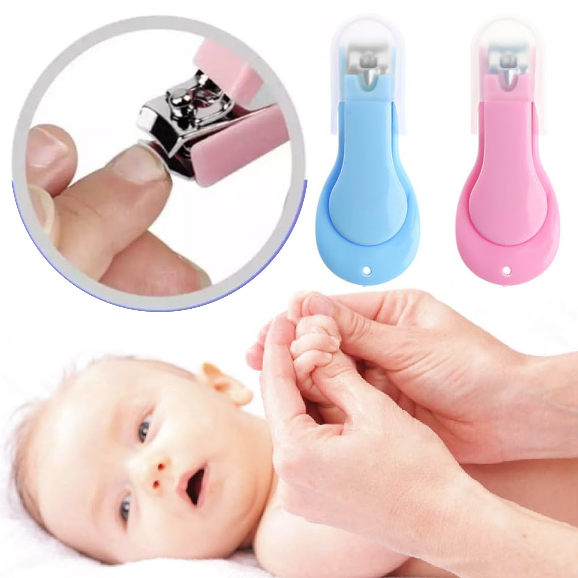 Mumlove Baby Nail Clippers - Safety Infant Finger Trimmer