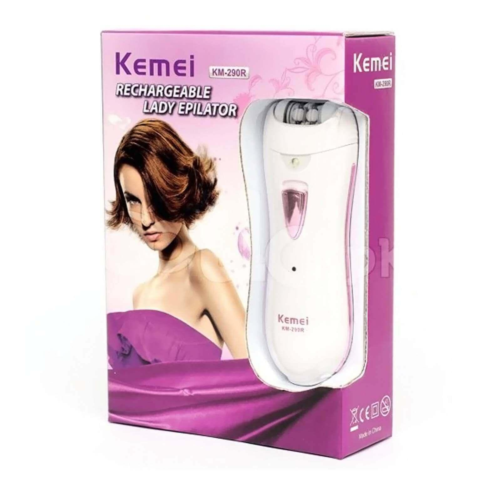 Kemei Km - 290R Mini Rechargeable Washable Hair Remover