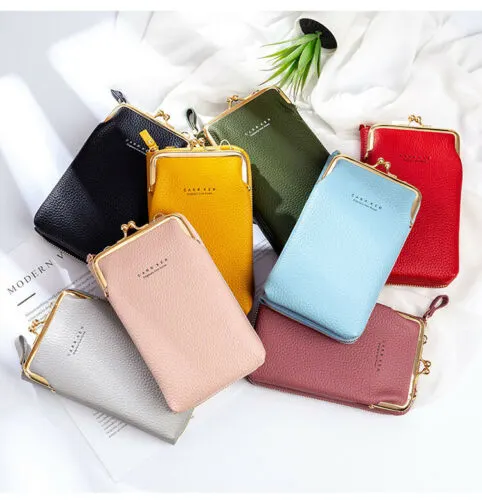 Original Waterproof Ladies Side Bag Trendy PU Tiktok Cross Bag (Mobile+Money Bag)