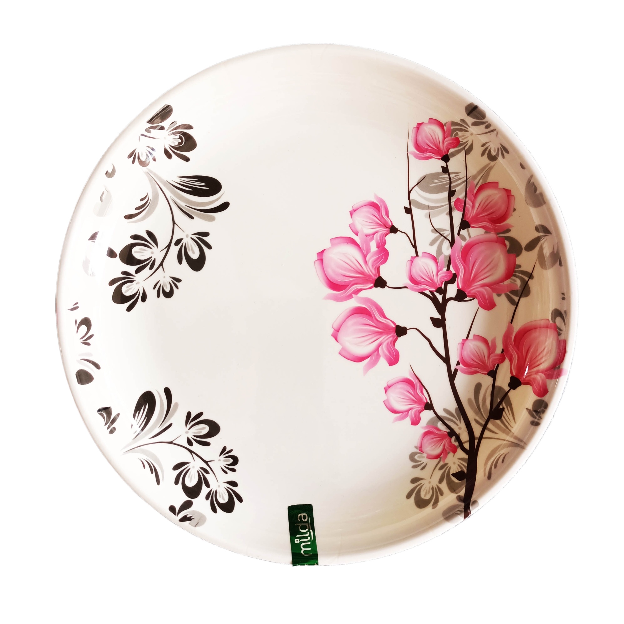 Milda Melamine Plate Deep Thali 10 inch 6 pcs set