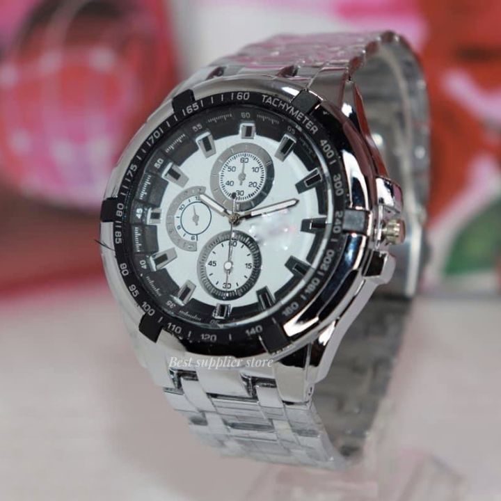 Round Dial Stainess Steel IK Collection Fashionable Watch For Man