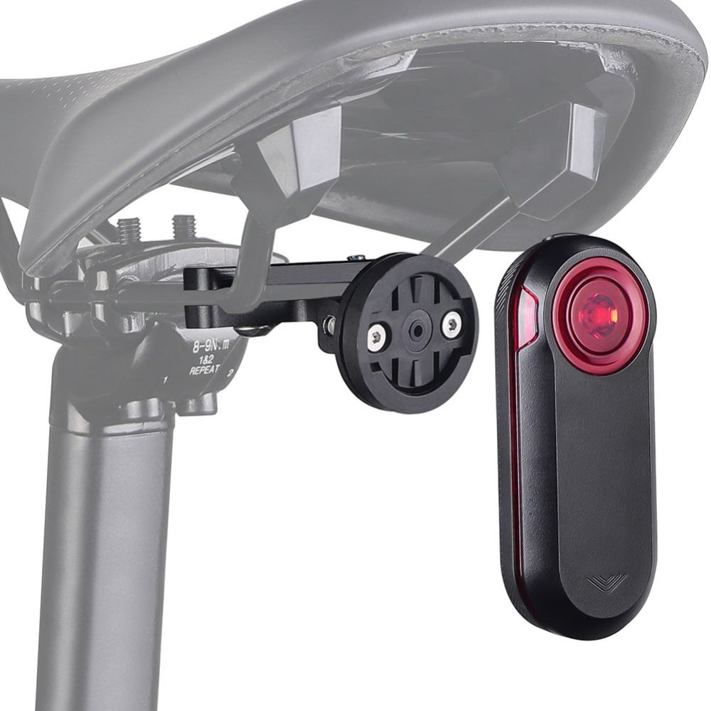 Premium Aluminum Alloy Bike Taillight Bracket Adjustable Durable MTB Light Holder Lightweight Seatpost Bracket for Garmin Varia Radar Commuting
