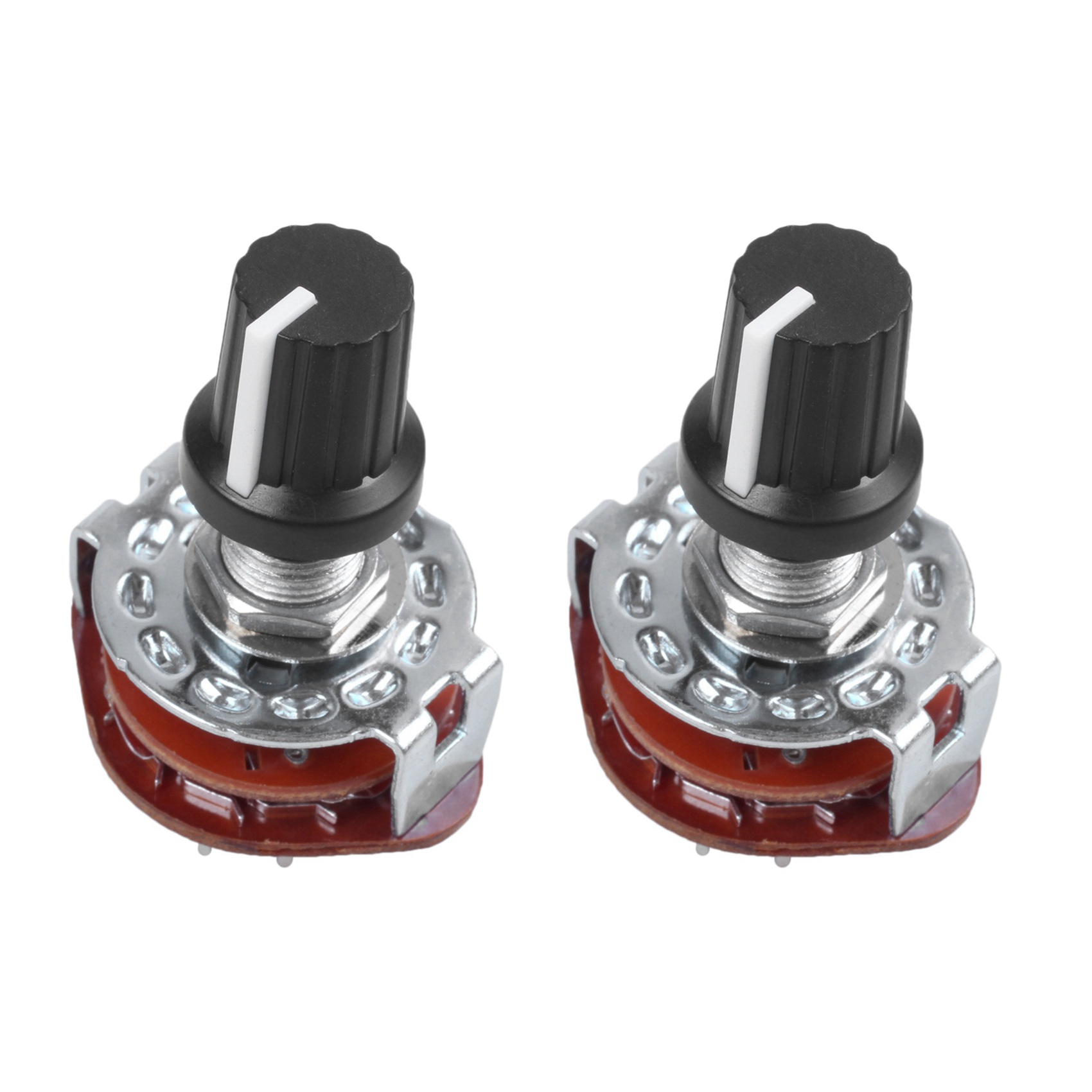 fasdaga 2X Electronic Machine 4P3T 4Pole 3 Position 2 Deck 16 Pin Rotary Switch