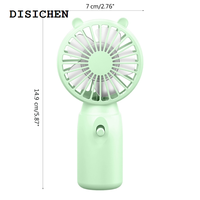 DISICHEN Luxury G5AA Handheld Fan Mini Cooling Fans AA-Battery Operated Small Fan for Home Office- Travel Outdoor and Camping