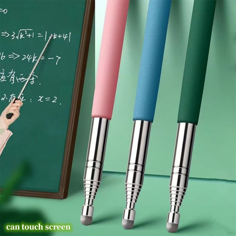 High Quality Stainless Steel Retractable Teaching Stick Teaching Tools PPT Presentation Handheld Presenter Extendable Educational Equipment Telescopic Rod School Office