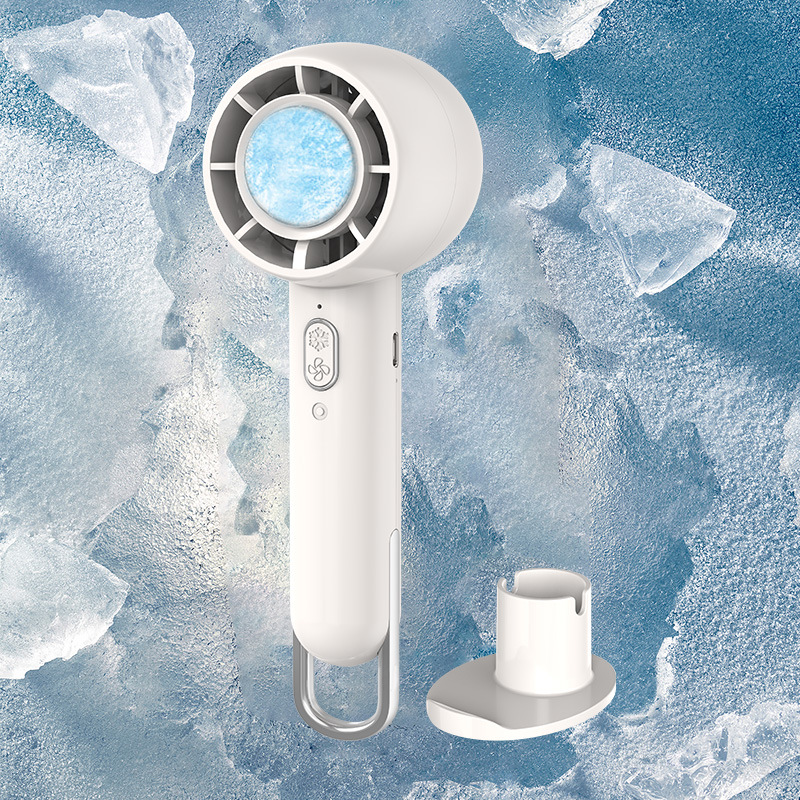 New High Speed Ice Hockey Ice Compress Cooling Fan Handheld Outdoor Portable Semiconductor Refrigeration Fan