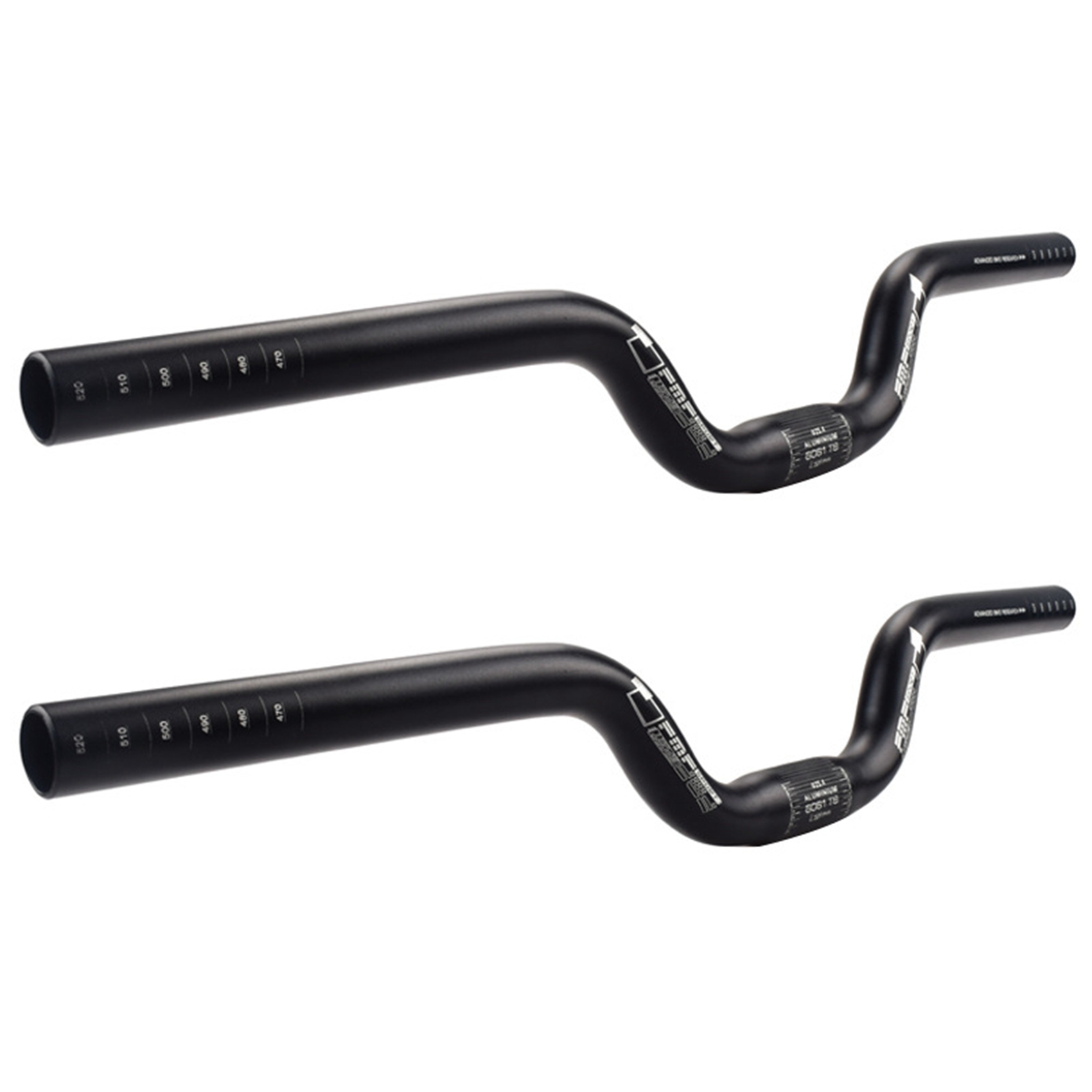 fasdaga 2X Bike Handlebar Aluminum Alloy 25.4mm Folding Bike Handlebar Riser for