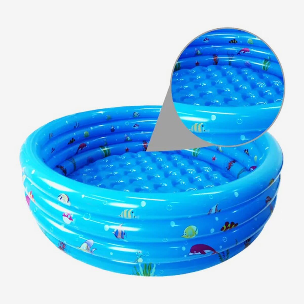 Baby Swimming Pool Bath Tub (110cm x 30cm) + Pump - For Babies | Portable Inflatable Swimming Pool For Babies |