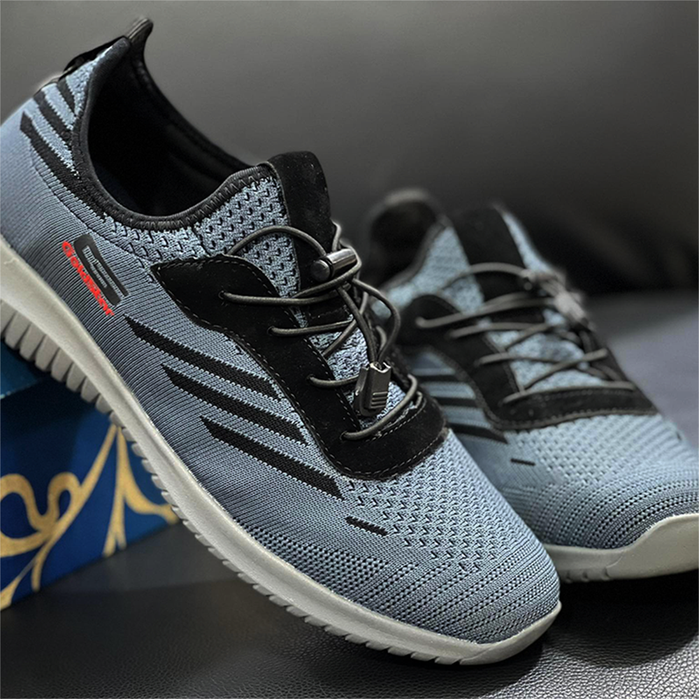 G-10 1106 Grey Black Goldstar Shoe For Men