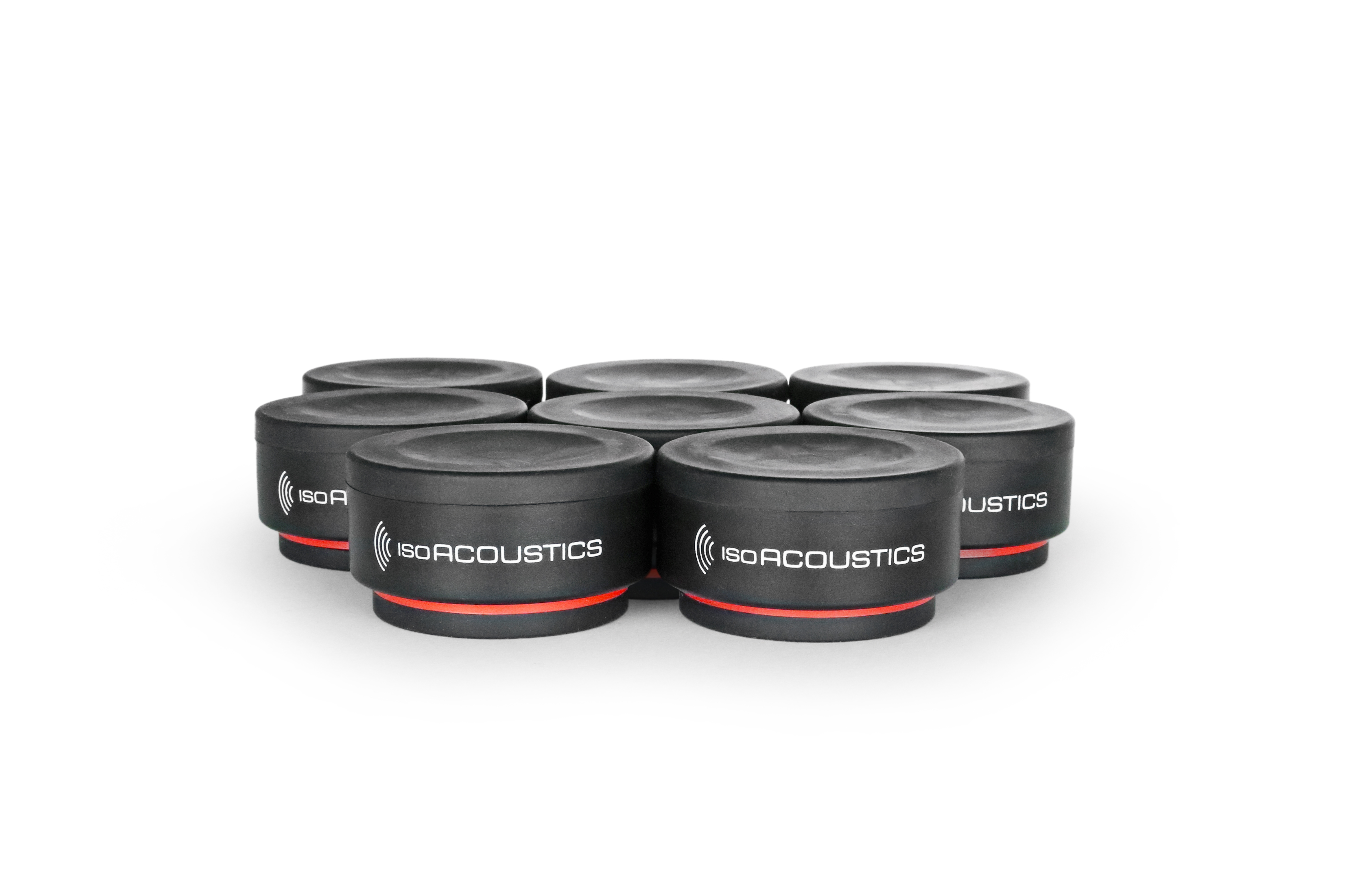 Iso Acoustics ISO-PUCK mini Vibration Isolator for Small Studio Monitors and Speakers (8-pack)