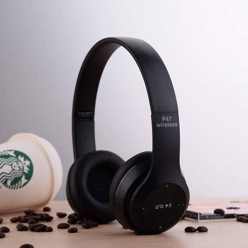 Lymoc P47 Bluetooth Headset Wireless Headphone V4.0 Full Stereo For Smart Phone And Computer