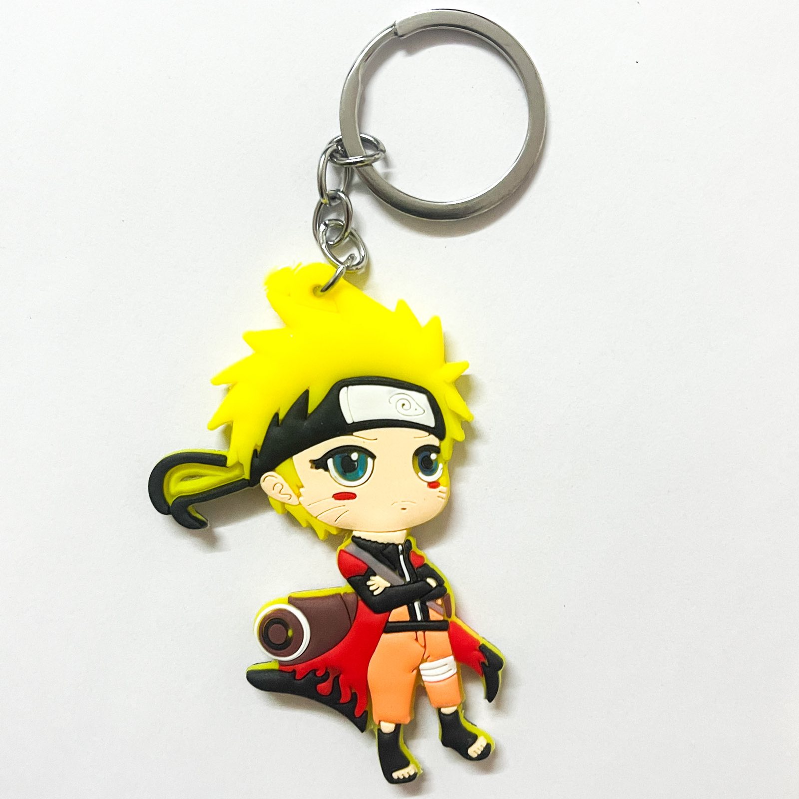 Spunky Add-ons Naruto Double Sided Rubber Keyring