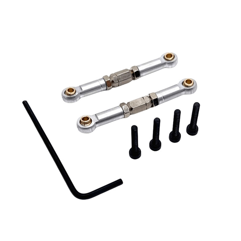 RC Car Upgrade Adjustable Steering Tie Rod Kit for 1/16 UD M16 RC Car Accessories Red