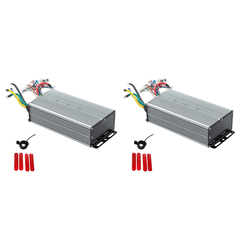 2X 3000W 80A 48V/60V/72V Brushless Controller 24Mos for Electric Scooter E-Bike BLDC Motor Controller