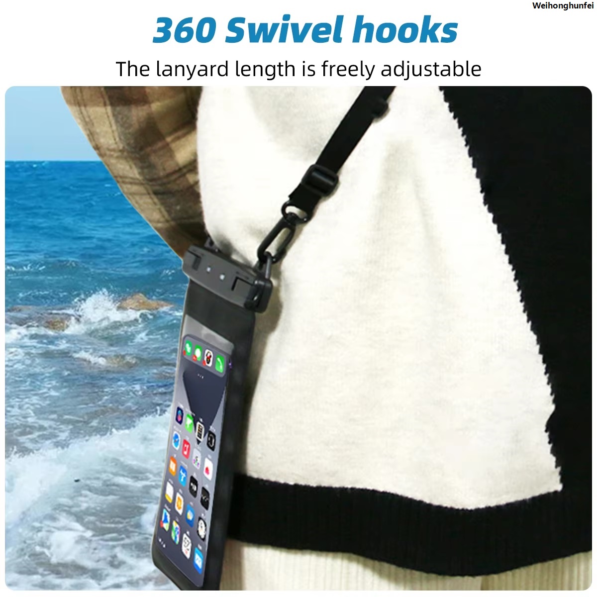 Linman WeihonghunfeiBargain price Full View Waterproof Case for Phone Underwater Affordable Snow Rainforest Transparent Dry Bag Swimming Pouch Big Mobile Phone Covers