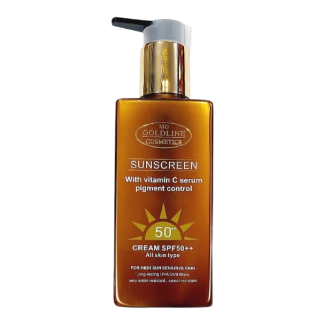 MG Goldline Sunscreen SPF50++ with Vitamin C Serum | Pigment Control | All Skin Types