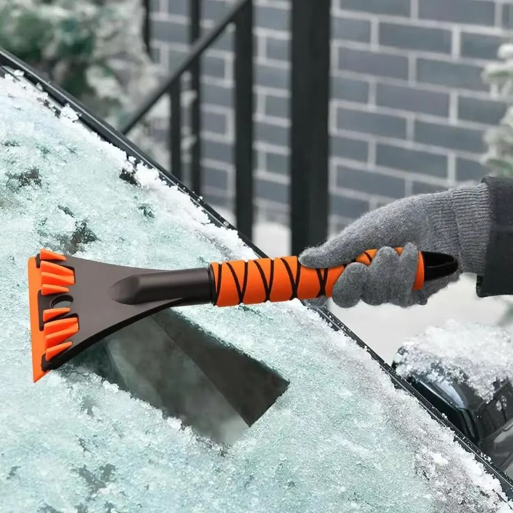 Flexible Tool PP Material Snow Brush Sturdy and Durable Multi-function Tool Ice Scraper Ergonomic Handle Lightweight Construction Snow Shovel Auto Glass
