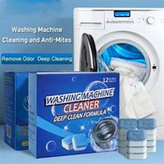 Washing Machine Cleaner Stain Dirt Washing Cleaning 12Pcs Tablets