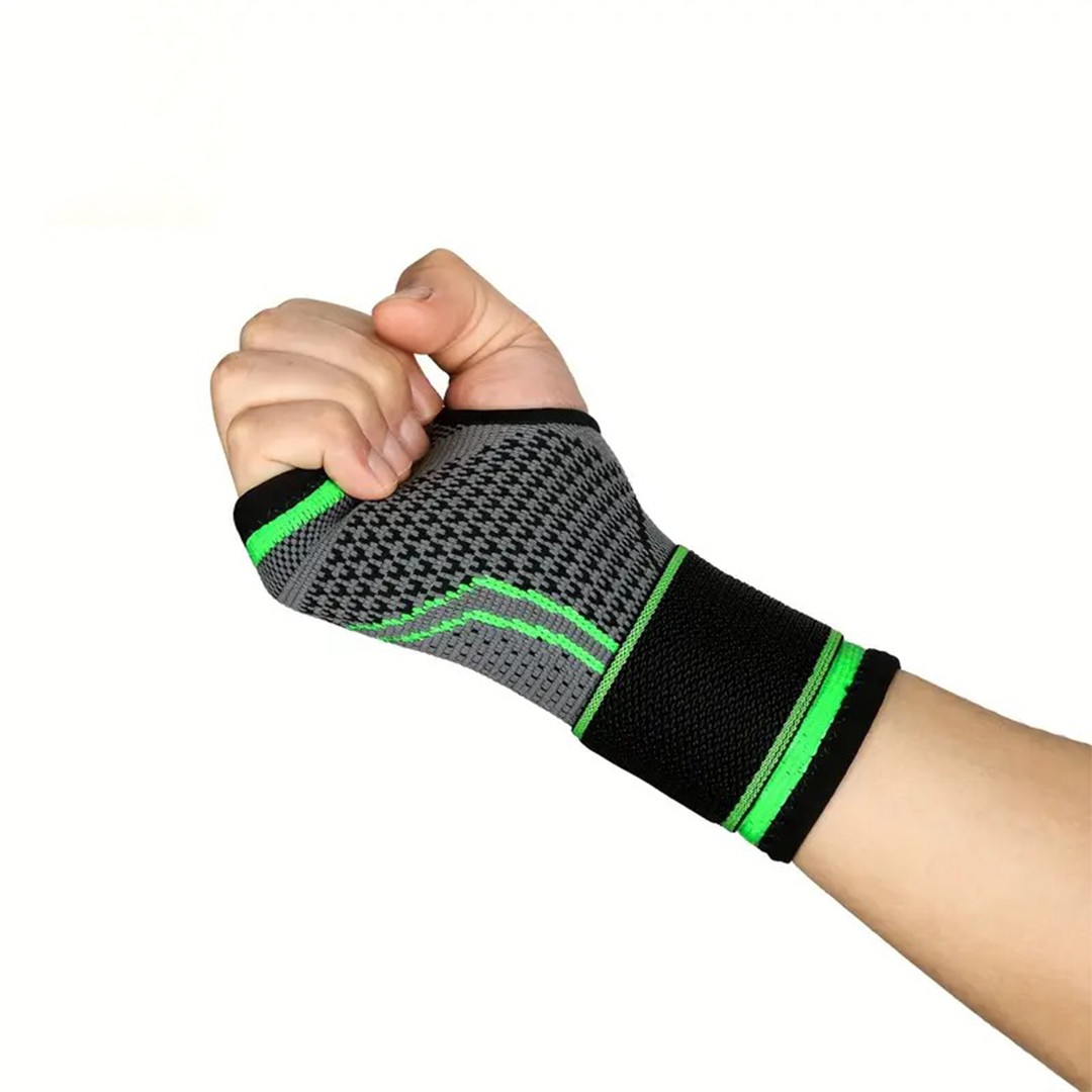 Adjustable Compression Wrist Support Wrap - Breathable Brace for Gym, Sports, and Pain Relief - 1pcs