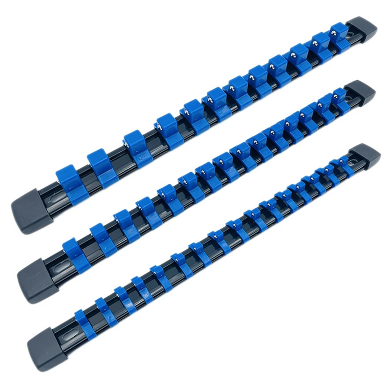 3 PCS Socket Organizer Universal Socket Organizer Rail Bracket Socket Wrench Storage Rack