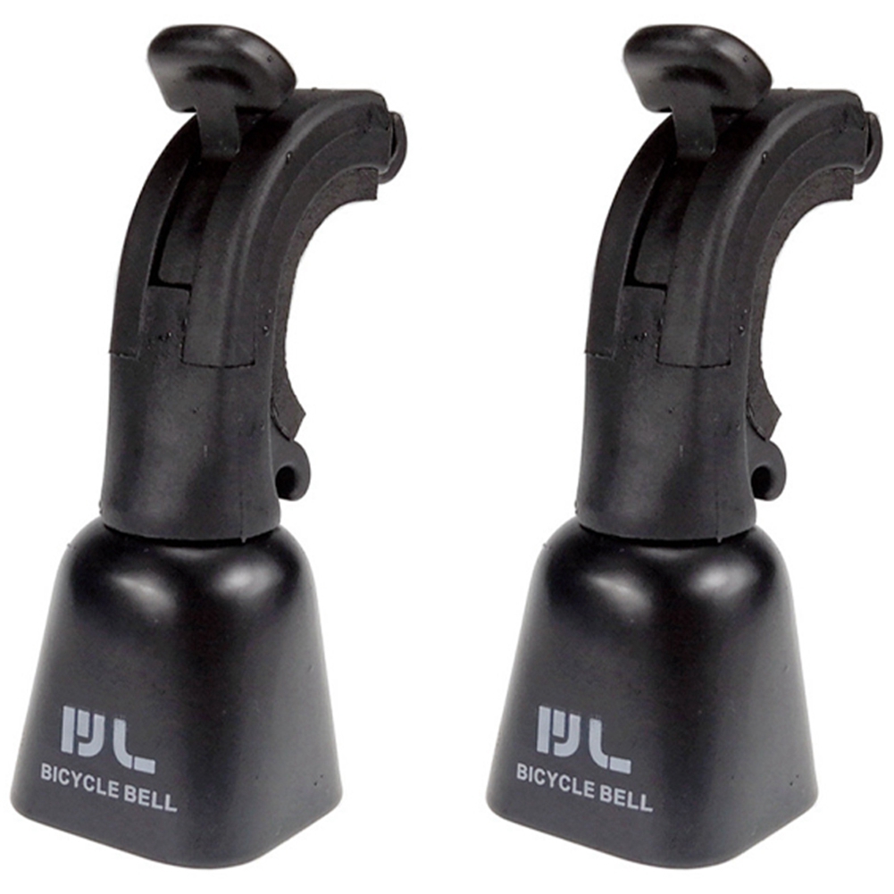 ARELENE 2X Outdoor Bicycle Bell Bike Bell Horn Bicycle Accessories for Mountain Balance Bike Black